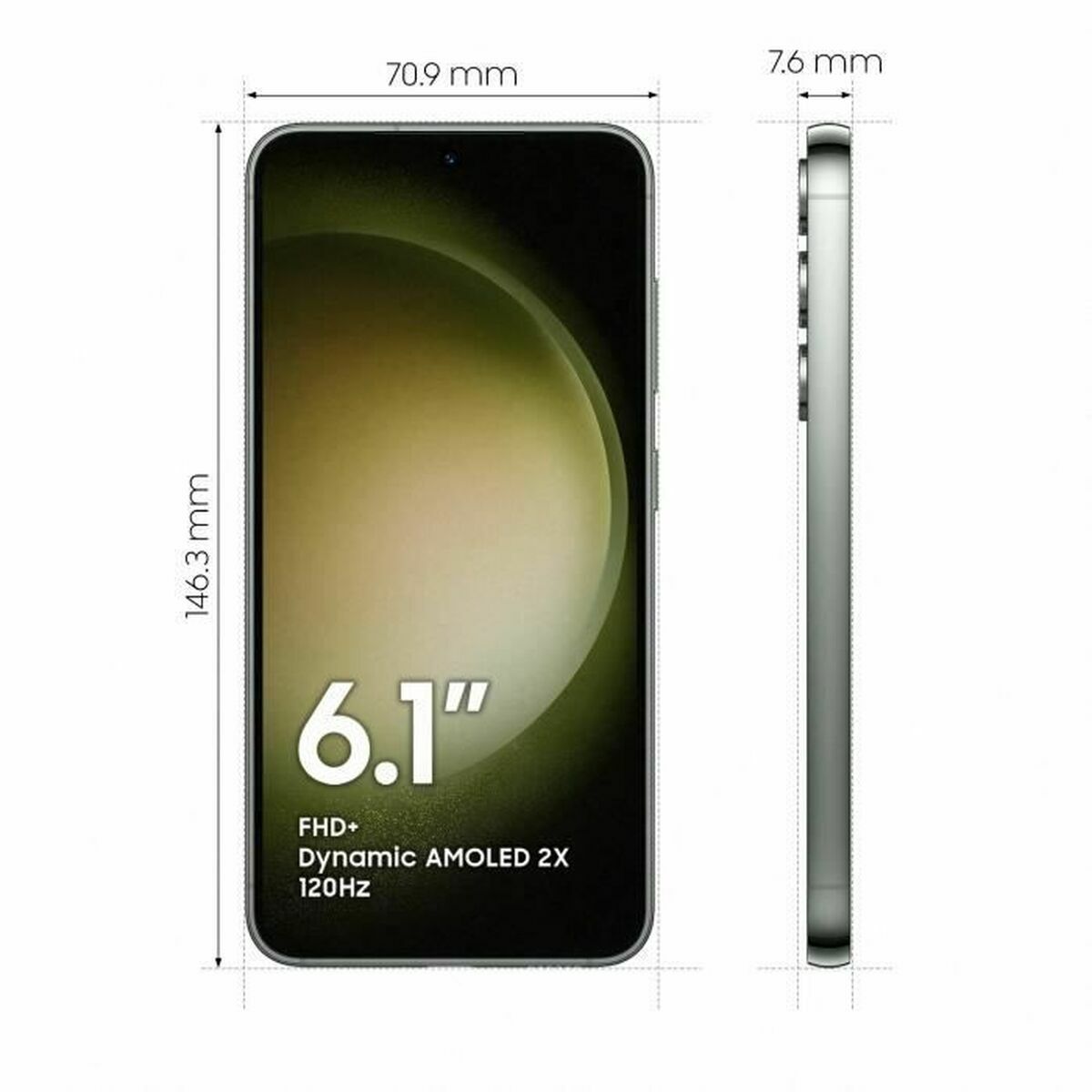 Smartphone Samsung Galaxy S23 5G 128 GB Grön 6,1" 8 GB RAM 128 GB - 6