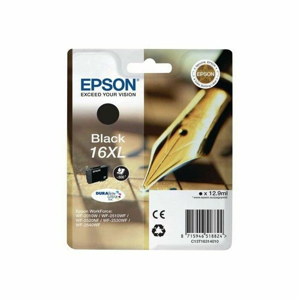 Original Bläckpatron Epson 16XL Svart