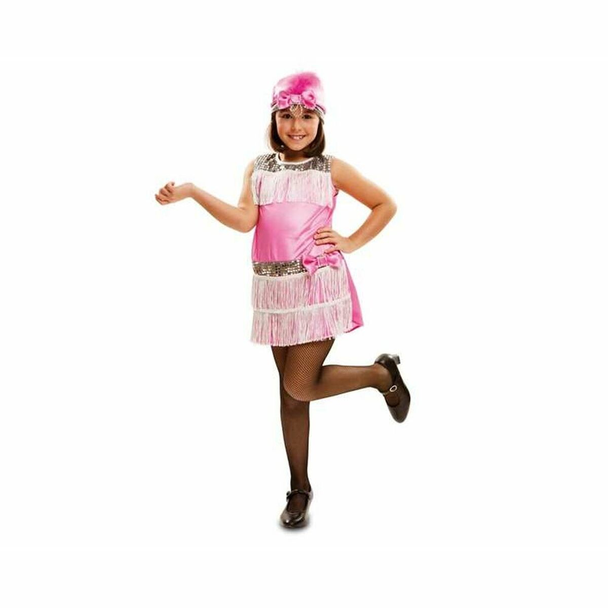 Maskeraddräkt för barn My Other Me Rosa Charleston - 6