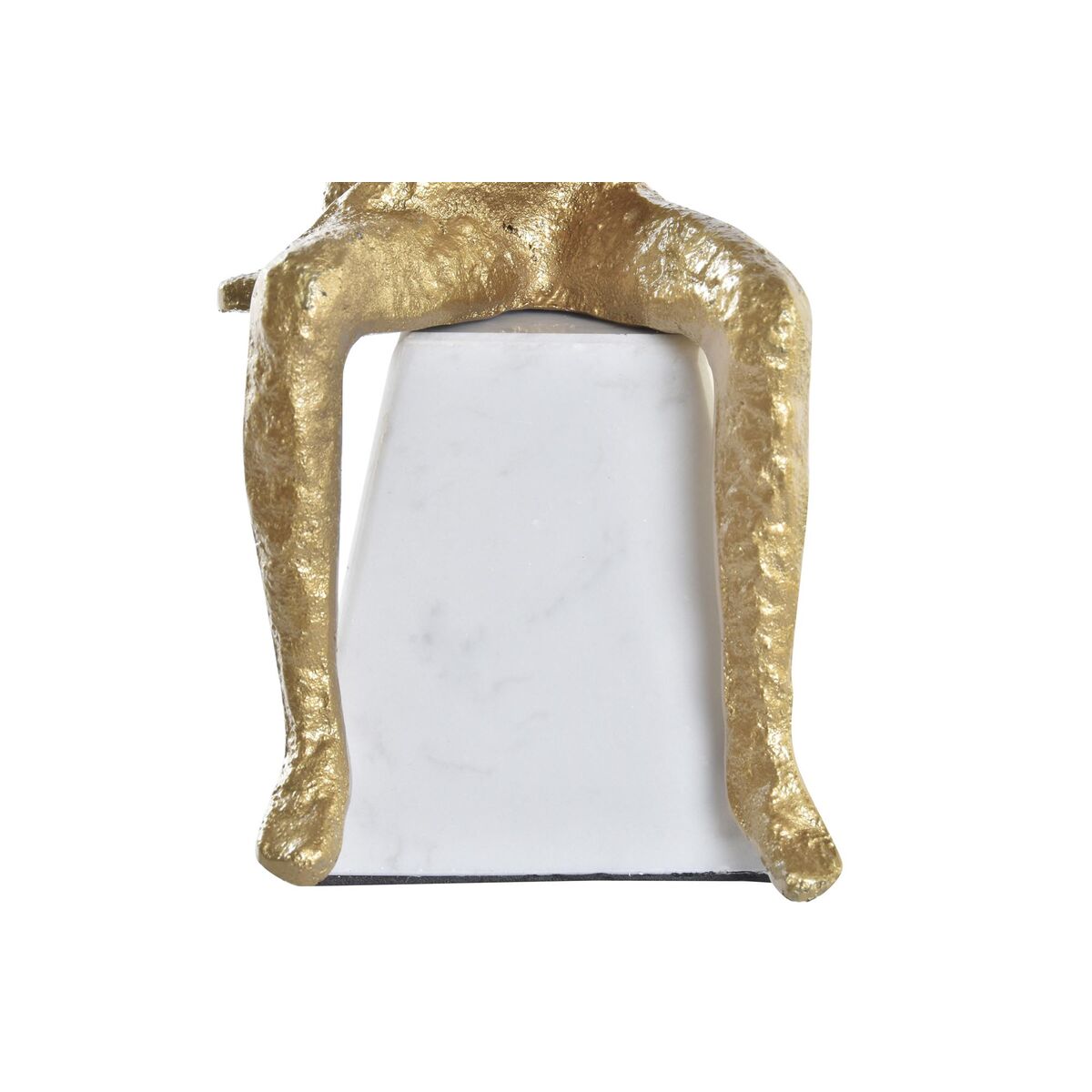 Prydnadsfigur DKD Home Decor 11 x 12 x 28 cm Silvrig Svart Vit Män (2 antal) - 2