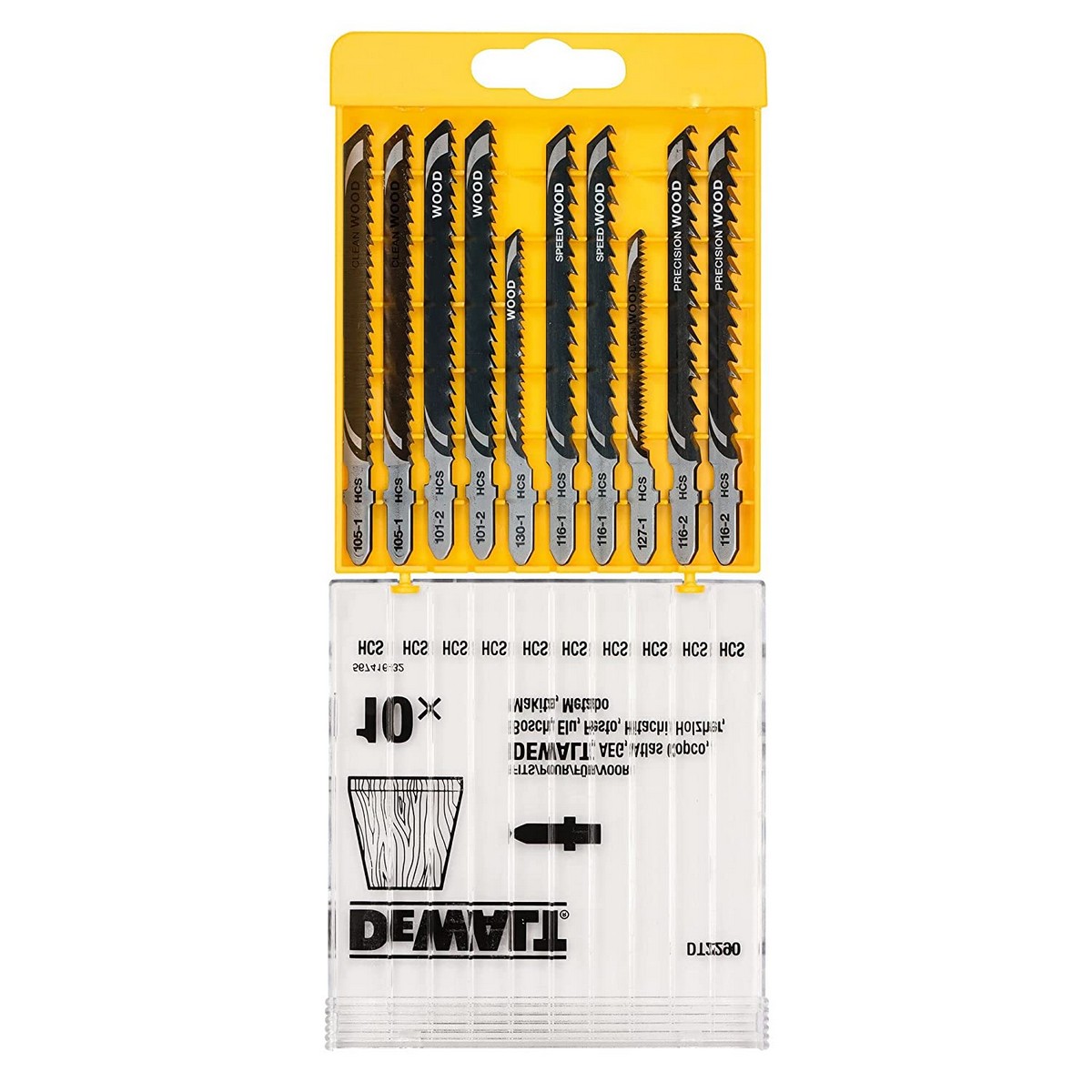 Sågblad Dewalt DT2290-QZ Trä 10 Delar - 3