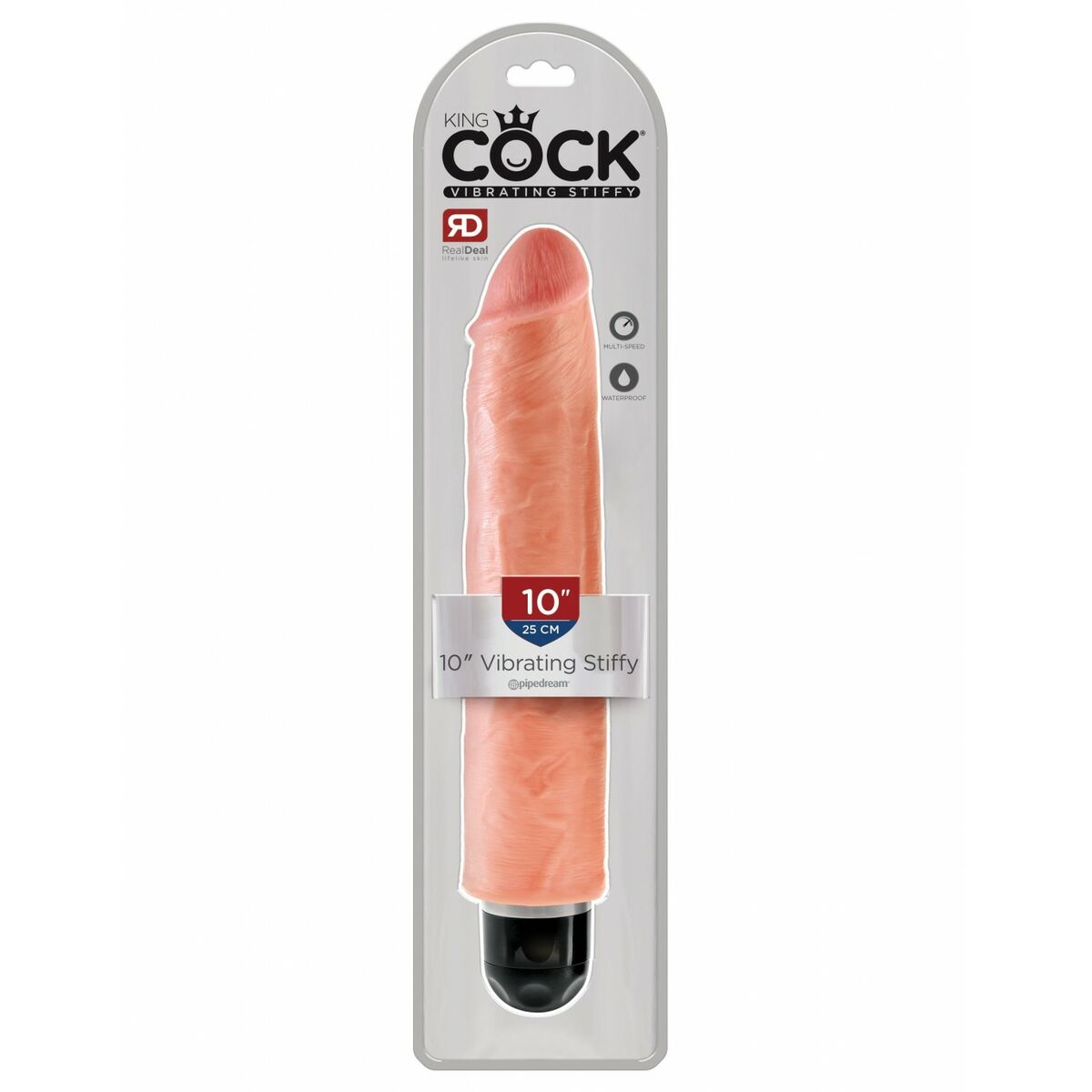 Realistisk vibrator Pipedream King Cock - 2