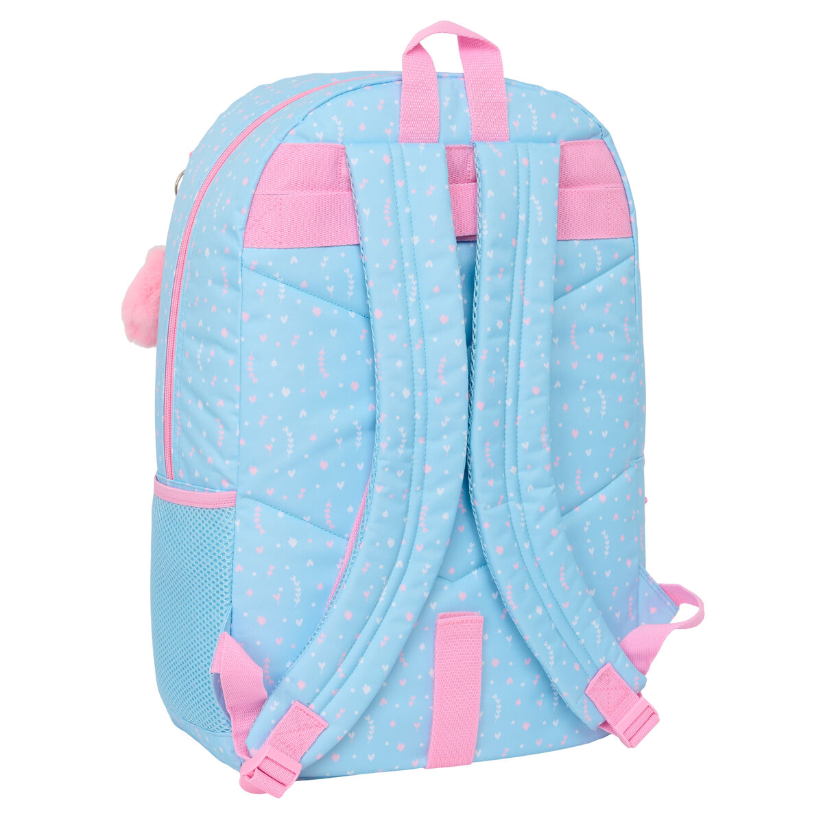 Skolryggsäck BlackFit8 Smile Blå Rosa 30 x 46 x 14 cm - 3