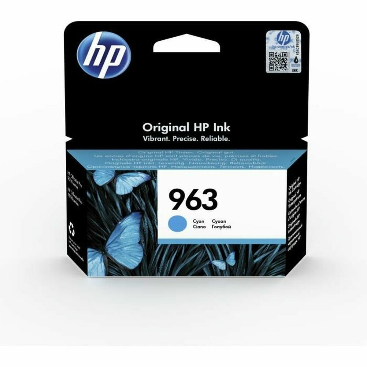 Original Bläckpatron HP 963 Turkos