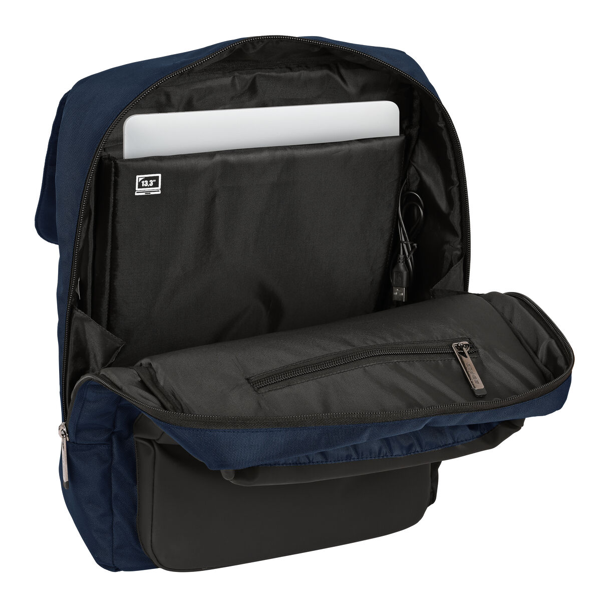 Laptopryggsäck Safta Business 13,3'' Mörkblå (29 x 39 x 12 cm) - 10