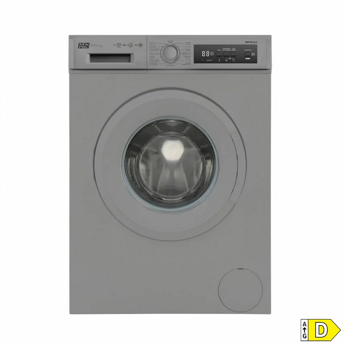 Tvättmaskin New Pol NWT0810LX Silvrig 1000 rpm 8 kg - 3