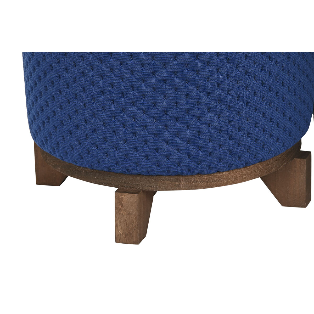 Fotpall DKD Home Decor Trä 30 x 30 x 30 cm Grön Marinblå (2 antal) - 4
