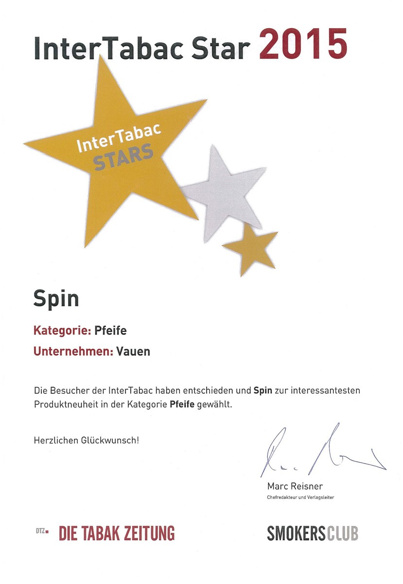 Pipa VAUEN Spin svart - 3