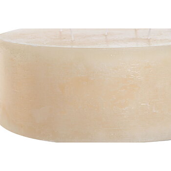 Ljus Home ESPRIT Kräm Naturell 25 x 25 x 10 cm