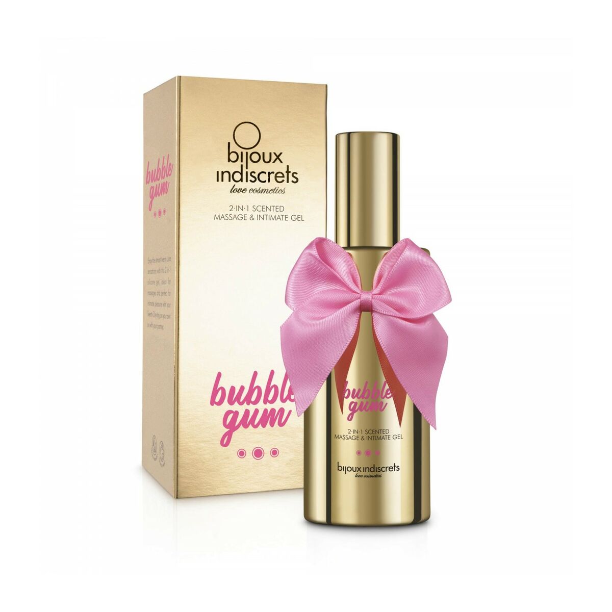 2-i-1 massage- & glidmedel Bubblegum Bijoux Indiscrets 12878 - 3
