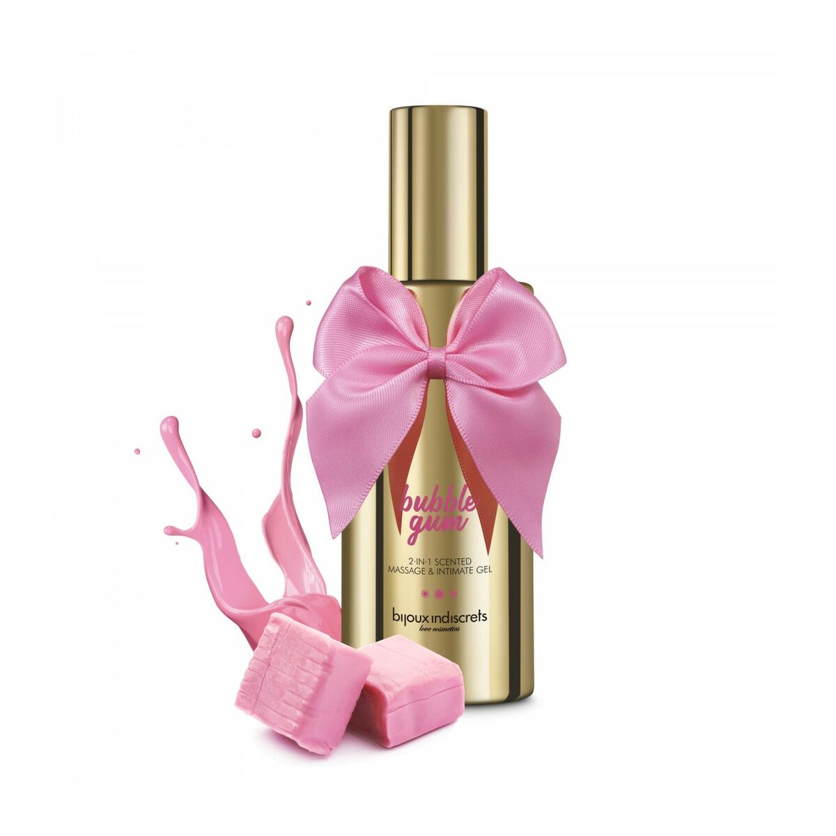 2-i-1 massage- & glidmedel Bubblegum Bijoux Indiscrets 12878 - 2