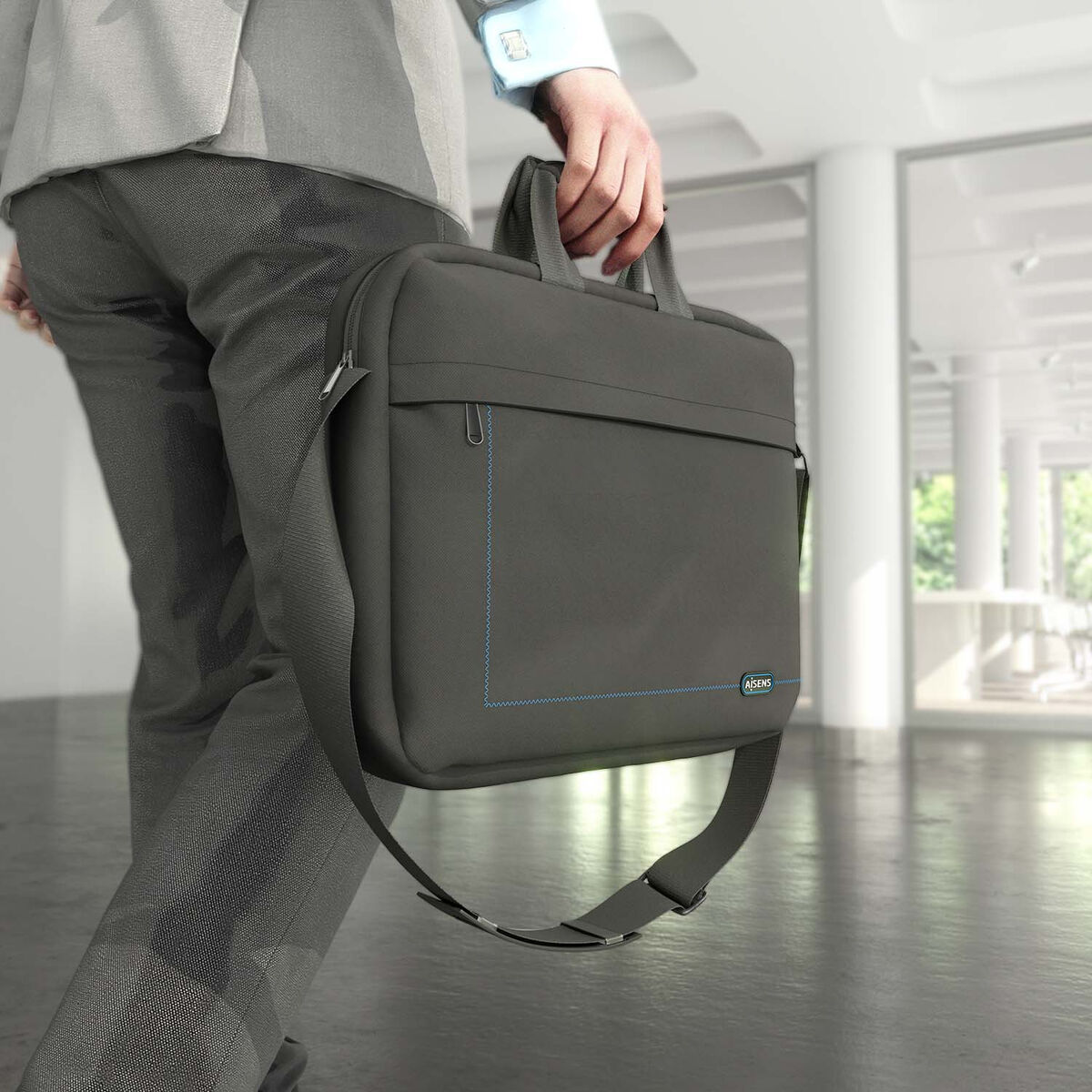 Laptopväska Aisens ASBG-BC022-BK Svart 15,6'' - 2