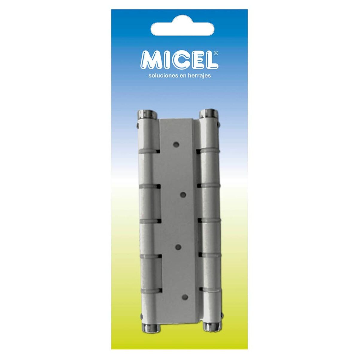Gångjärn Micel BS10 M57004 Silvrig Aluminium 180 x 33 mm Dubbelverkan - 2