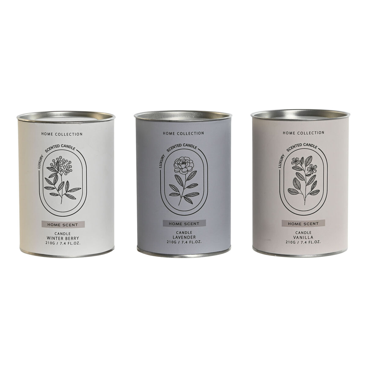 Ljus Home ESPRIT Urban 210 g (3 antal) - 4