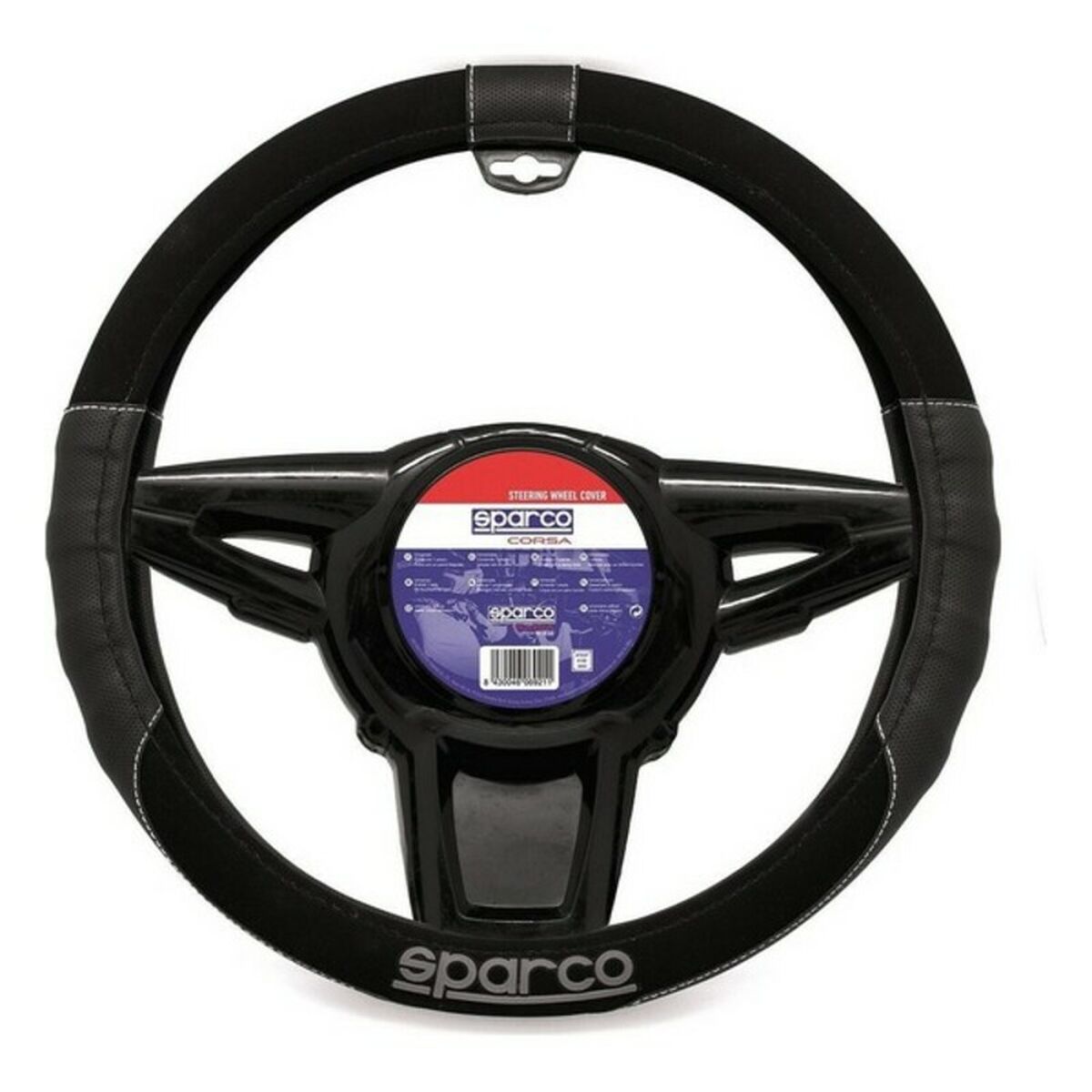 Rattöverdrag Sparco SP 90110 L-Sport Universal (Ø 38 cm) - 3