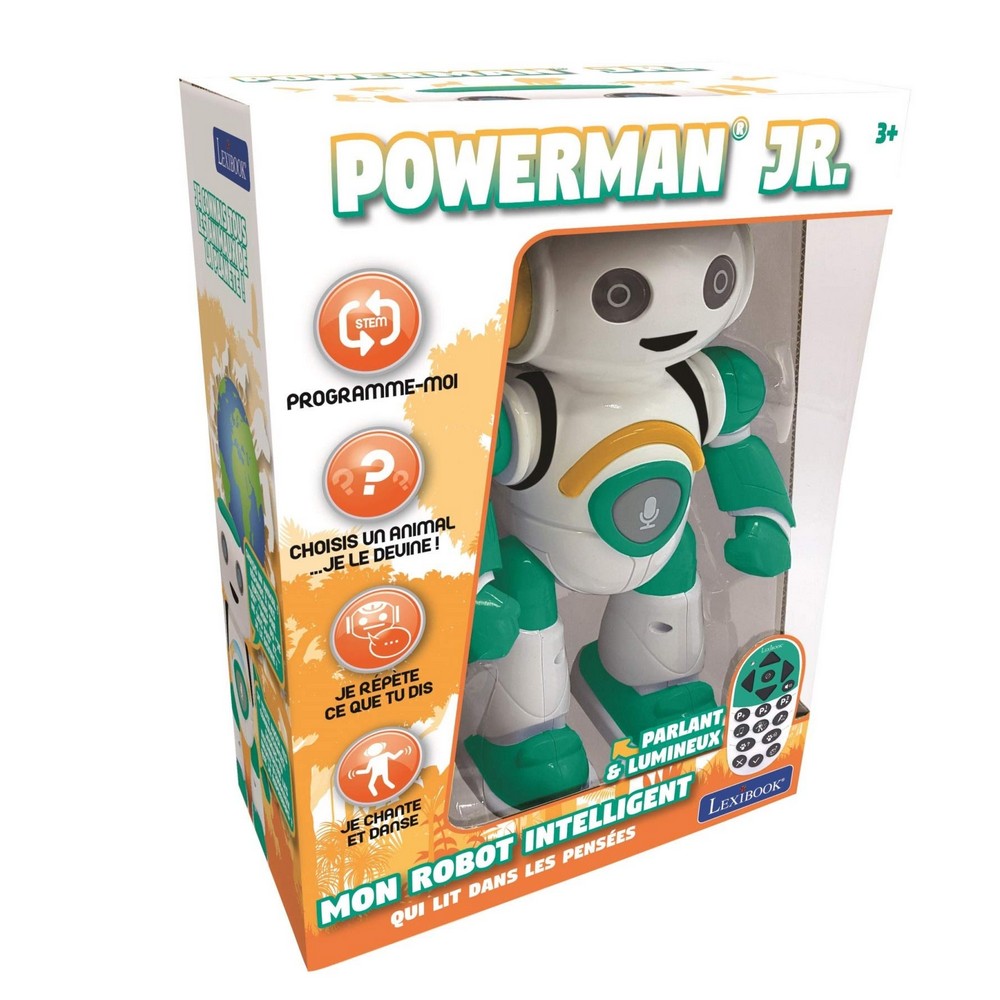 Edurobot OR: Utbildningsrobot Lexibook Powerman Junior Vit Grön FR - 2