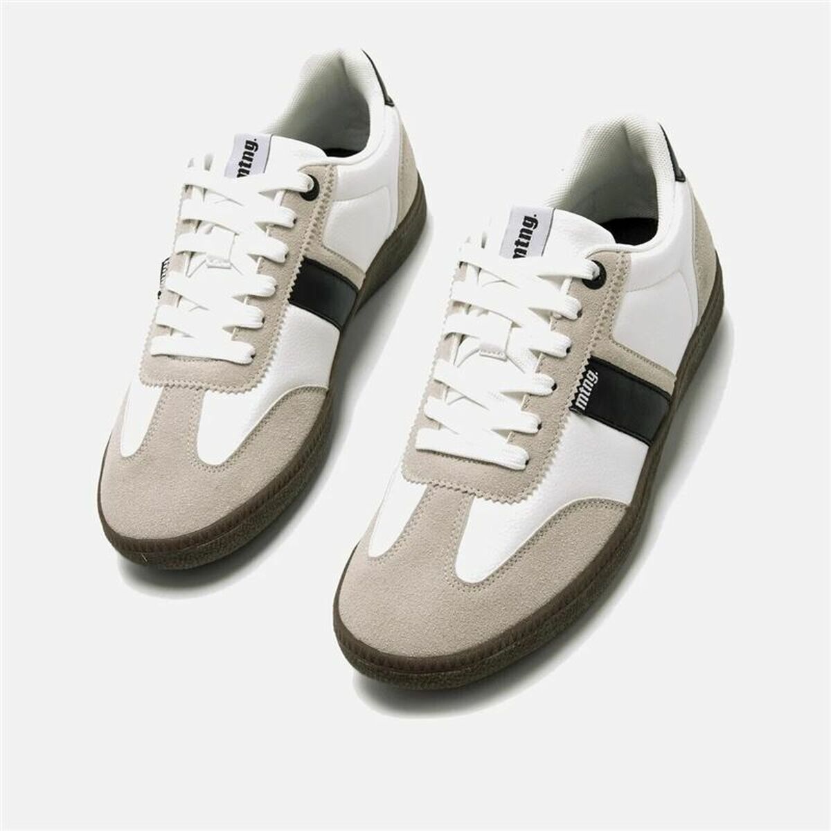 Sportskor Casual Mustang Nova Hombre Murri Vit Ljusbrun - 2