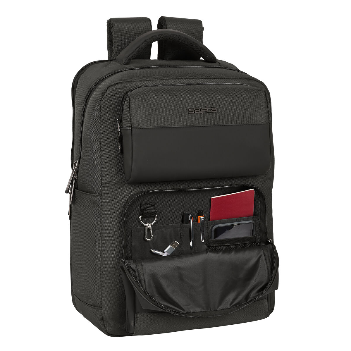 Laptopryggsäck Safta Business 15,6'' Grå (31 x 44 x 13 cm) - 9