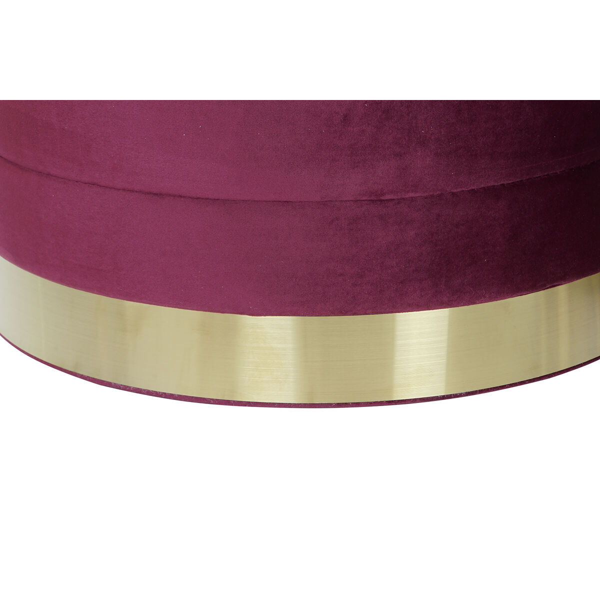 Fotpall DKD Home Decor Multicolour Trä MDF Sammet 60 x 60 x 45 cm - 4