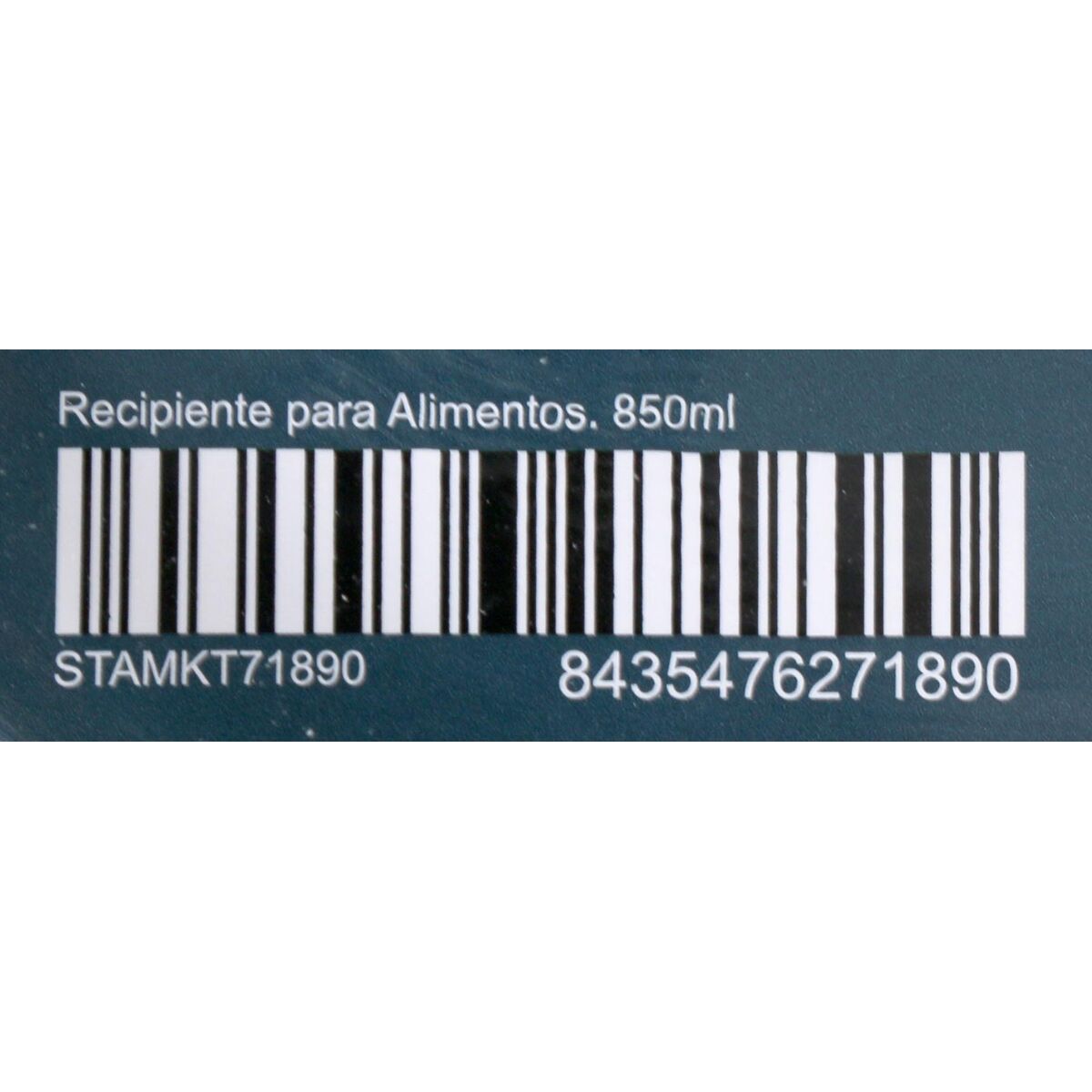 Hermetisk matlåda Santa Clara Grå 850 ml 15,6 x 6,8 cm (4 antal) - 4