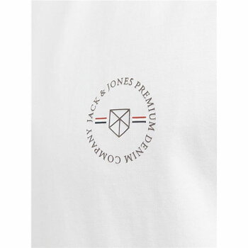 T-shirt med kortärm Herr Jack & Jones lushield Vit Män