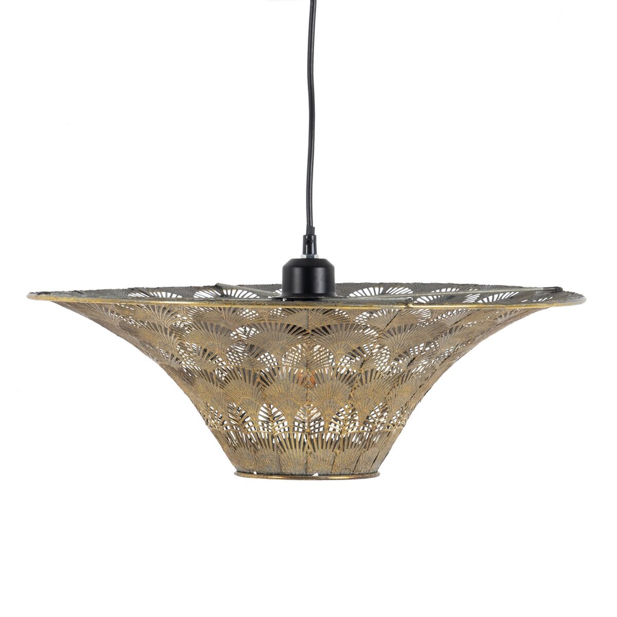 Taklampa Gyllene Silvrig Järn 220-240 V 47,5 x 47,5 x 20,5 cm