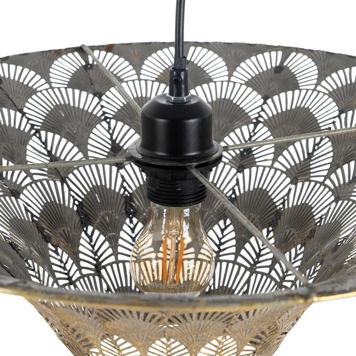 Taklampa Gyllene Silvrig Järn 220-240 V 47,5 x 47,5 x 20,5 cm - 3