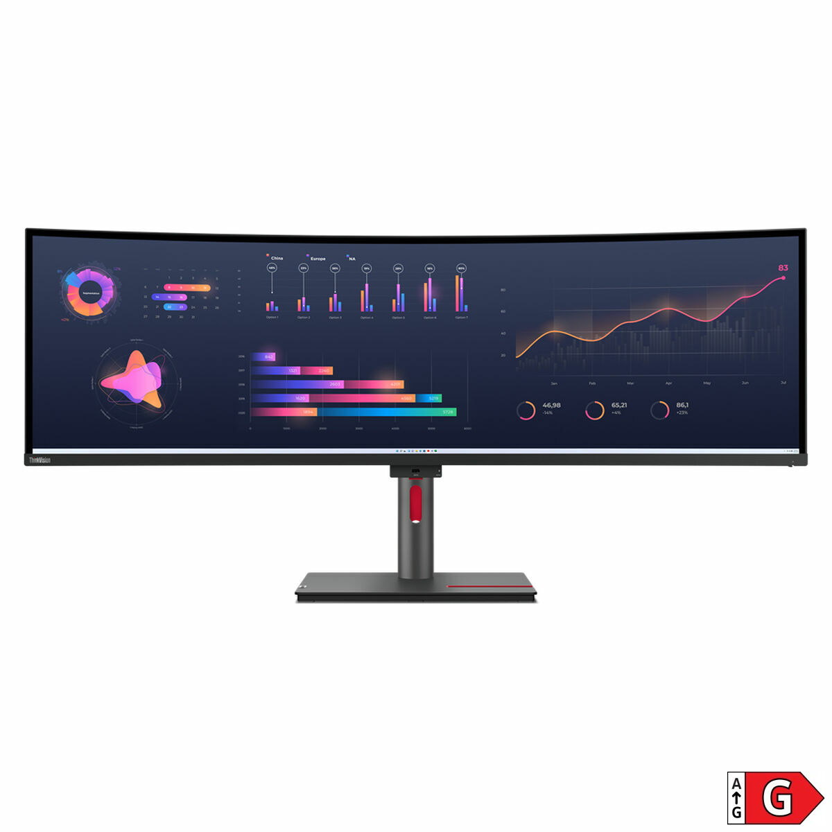 Monitor Lenovo P49W-30 49" LED IPS 60 Hz - 2