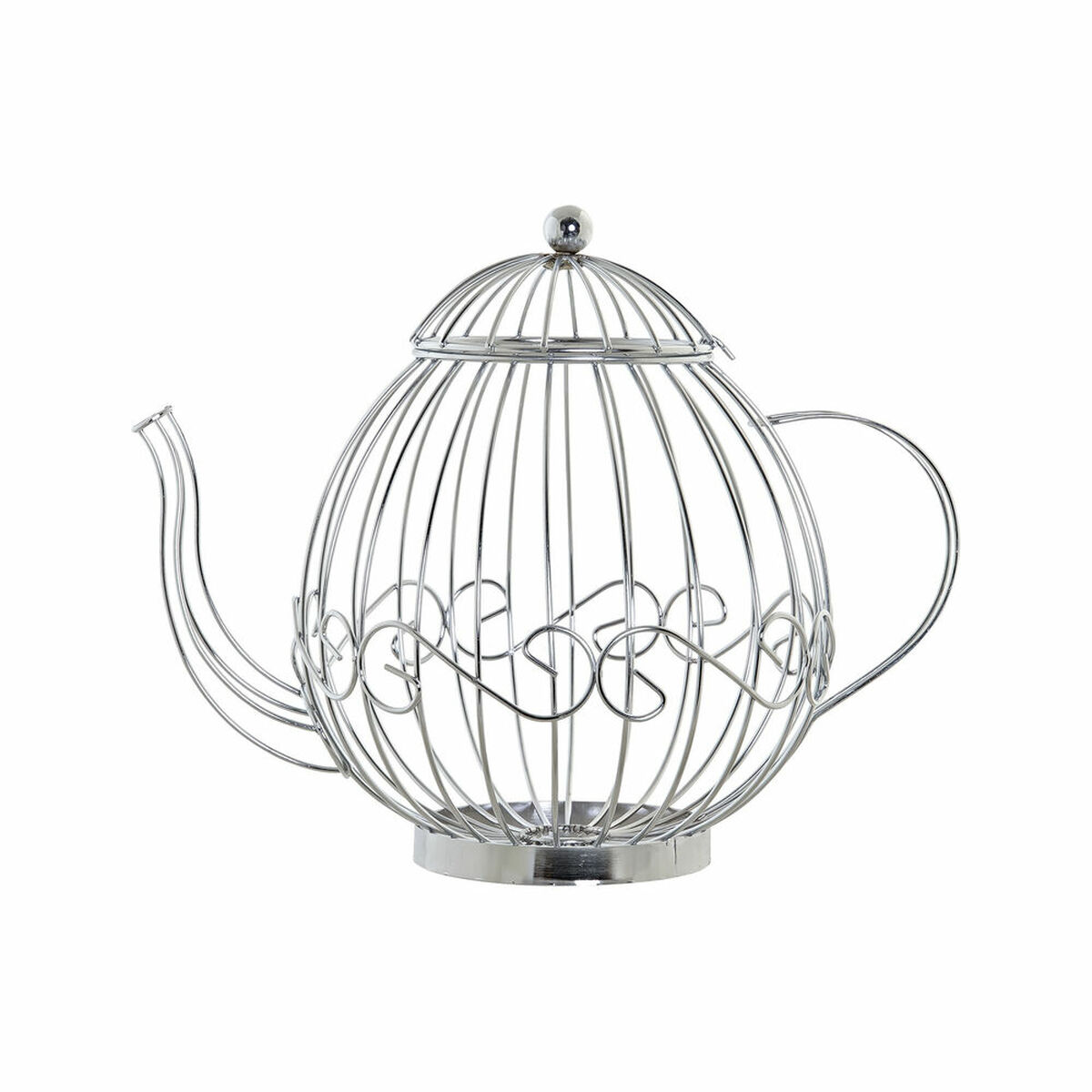 Kapsylhållare DKD Home Decor Silvrig Metall Aluminium 31 x 21 x 25 cm - 5