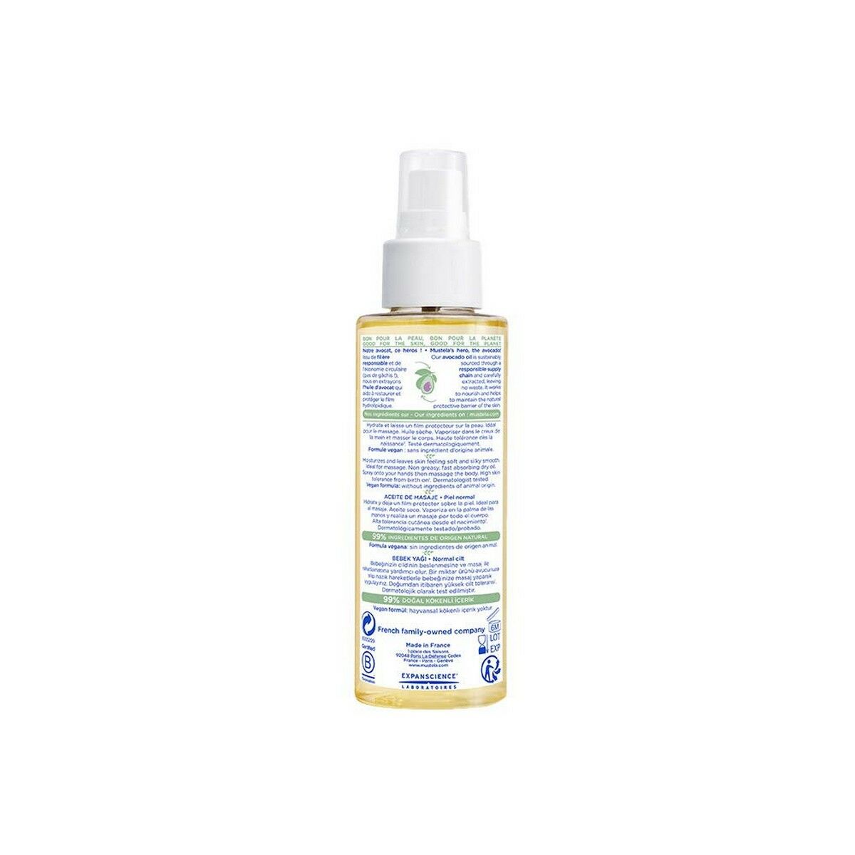 Babyolja Mustela 100 ml - 2