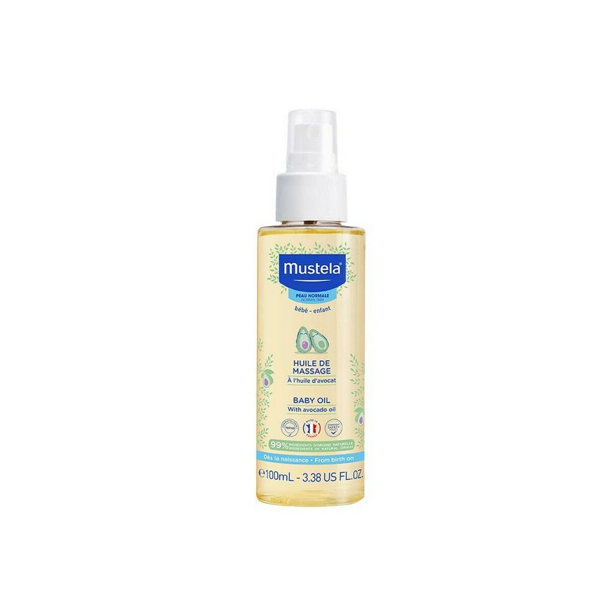 Babyolja Mustela 100 ml