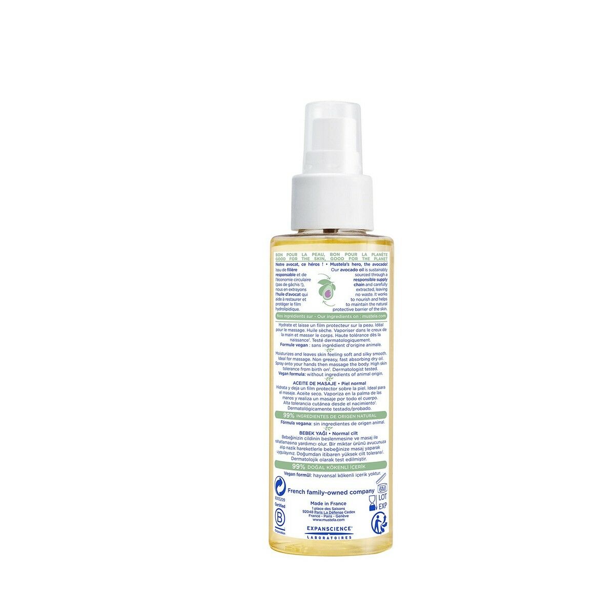 Babyolja Mustela 100 ml - 3
