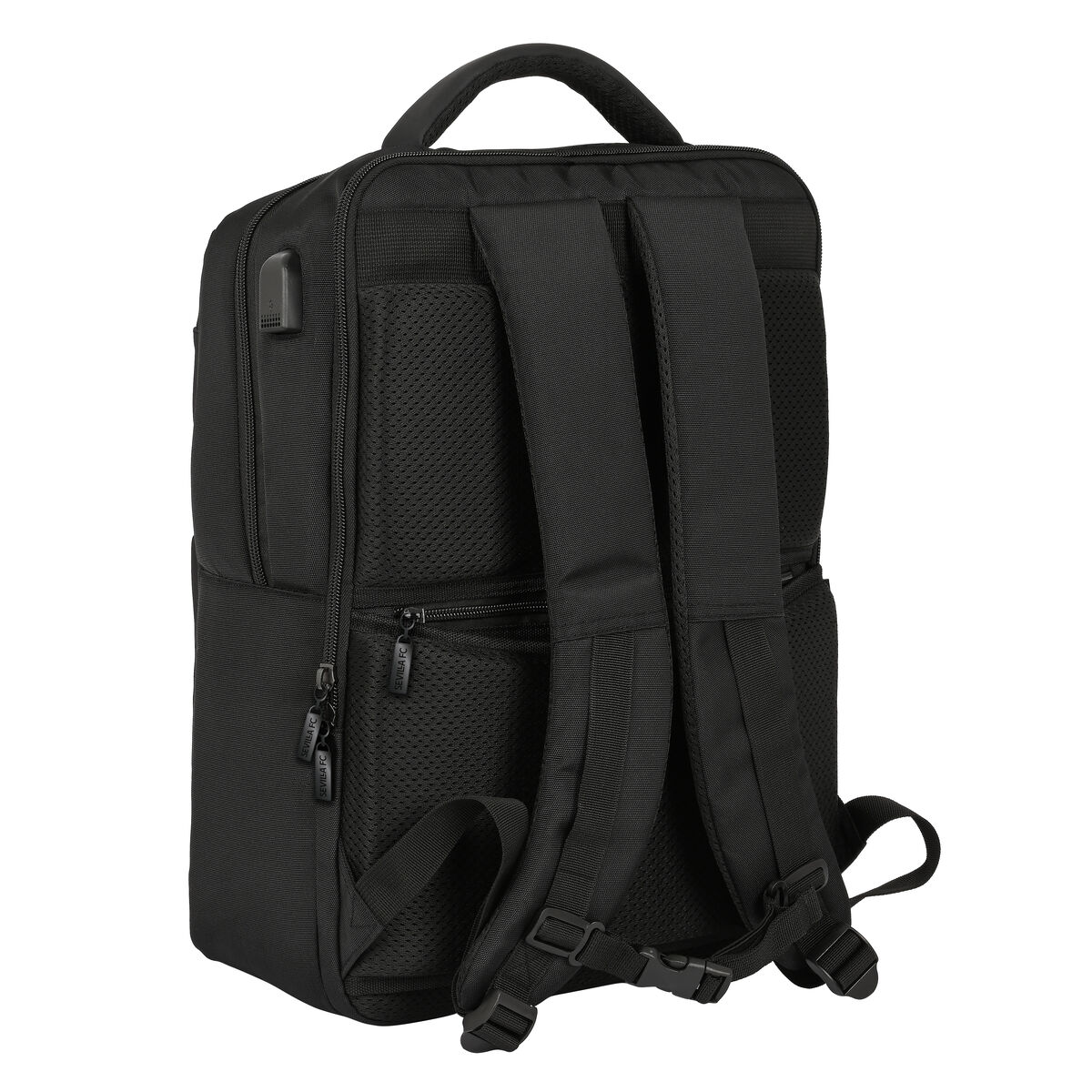 Laptopryggsäck Sevilla Fútbol Club Premium 15,6'' Svart (31 x 44 x 13 cm) - 4