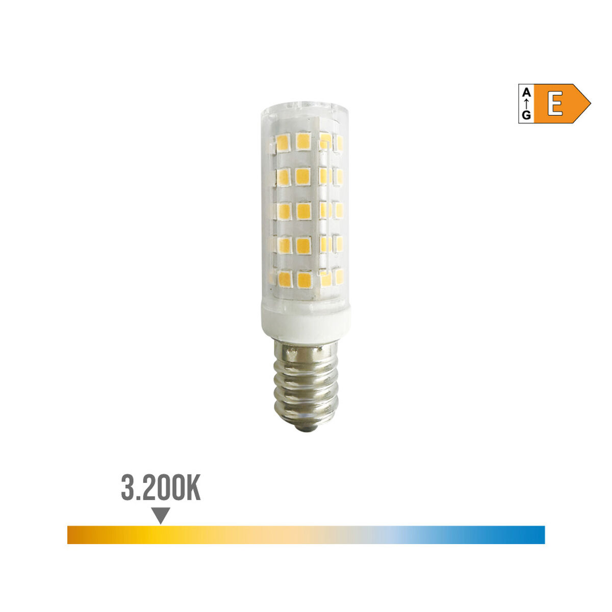LED-lampa EDM 98842 E 60 W E14 800 lm Rörformig (3200 K) - 2