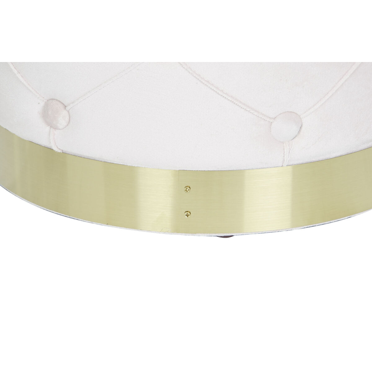 Fotpall DKD Home Decor 60 x 60 x 47 cm Sammet Trä MDF - 5