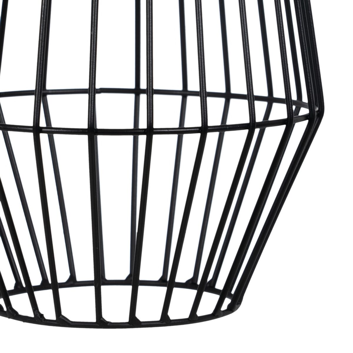 Taklampa Svart Naturell Trä Järn 220-240 V 20 x 19,5 cm - 4