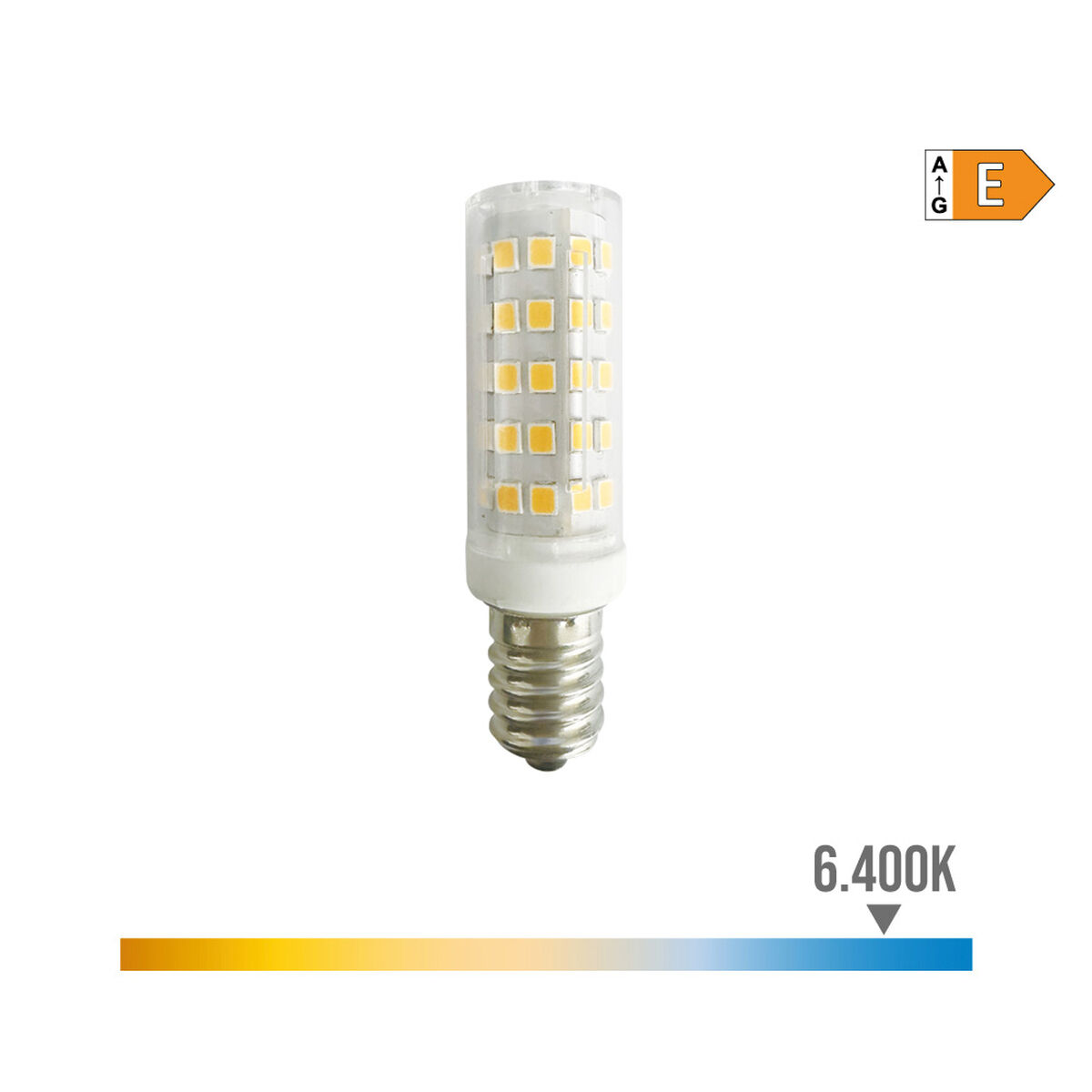 LED-lampa EDM 98843 E 60 W E14 800 lm Rörformig (6400 K) - 2