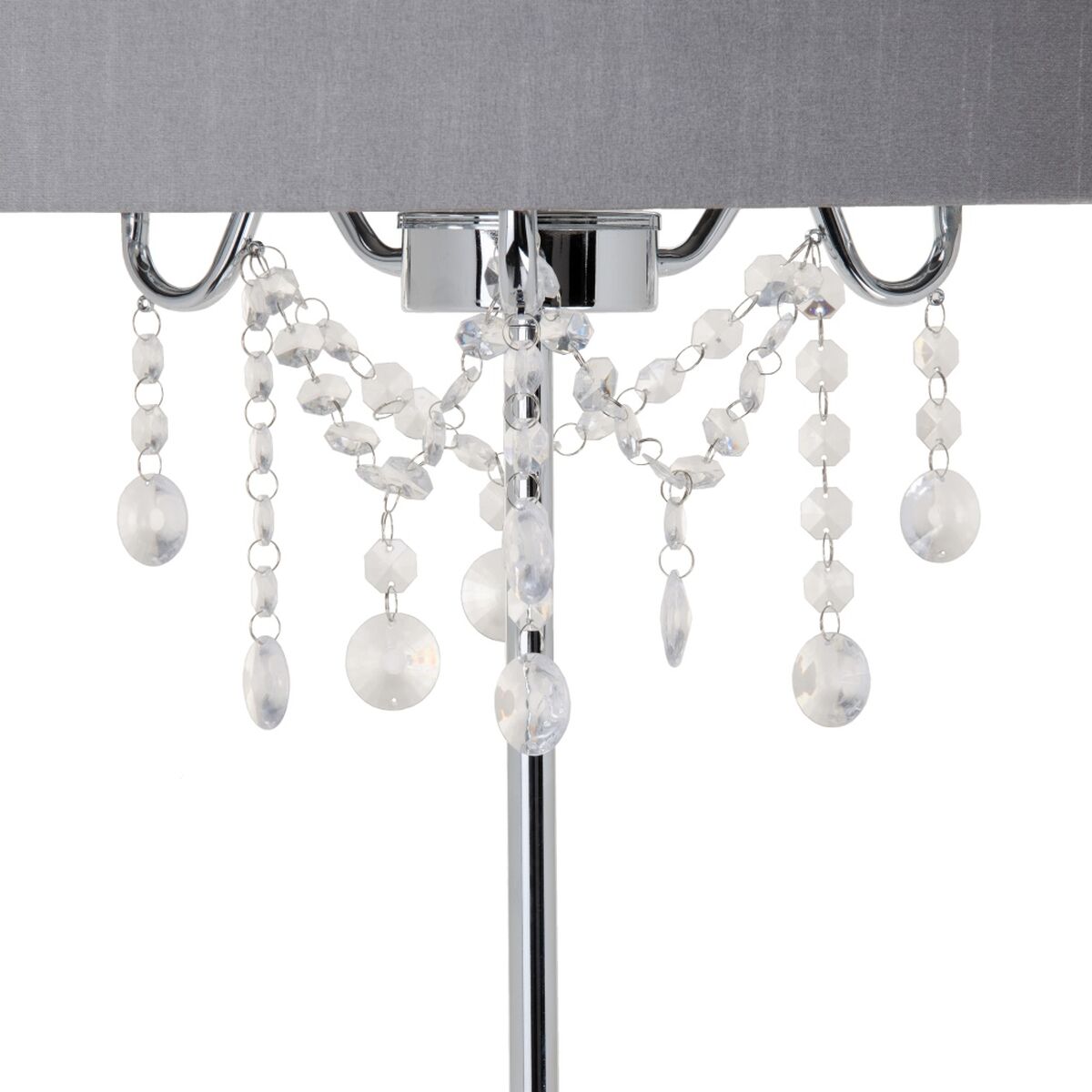 Golvlampa 44 x 44 x 161 cm Metall Silver - 6