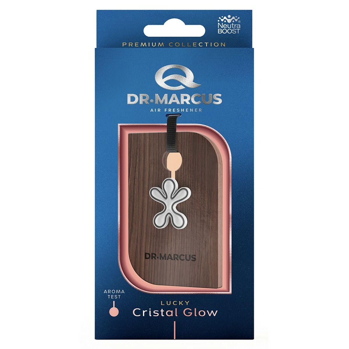 Billuftfreser Dr Marcus Lucky Crystal Glow Trä Plast Doft Hängen