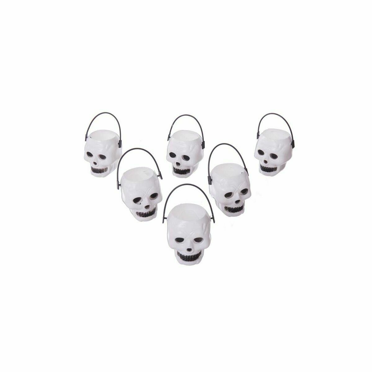 Halloweendekorationer My Other Me Mini Skallar (6 uds) (6 x 5 x 5 cm)