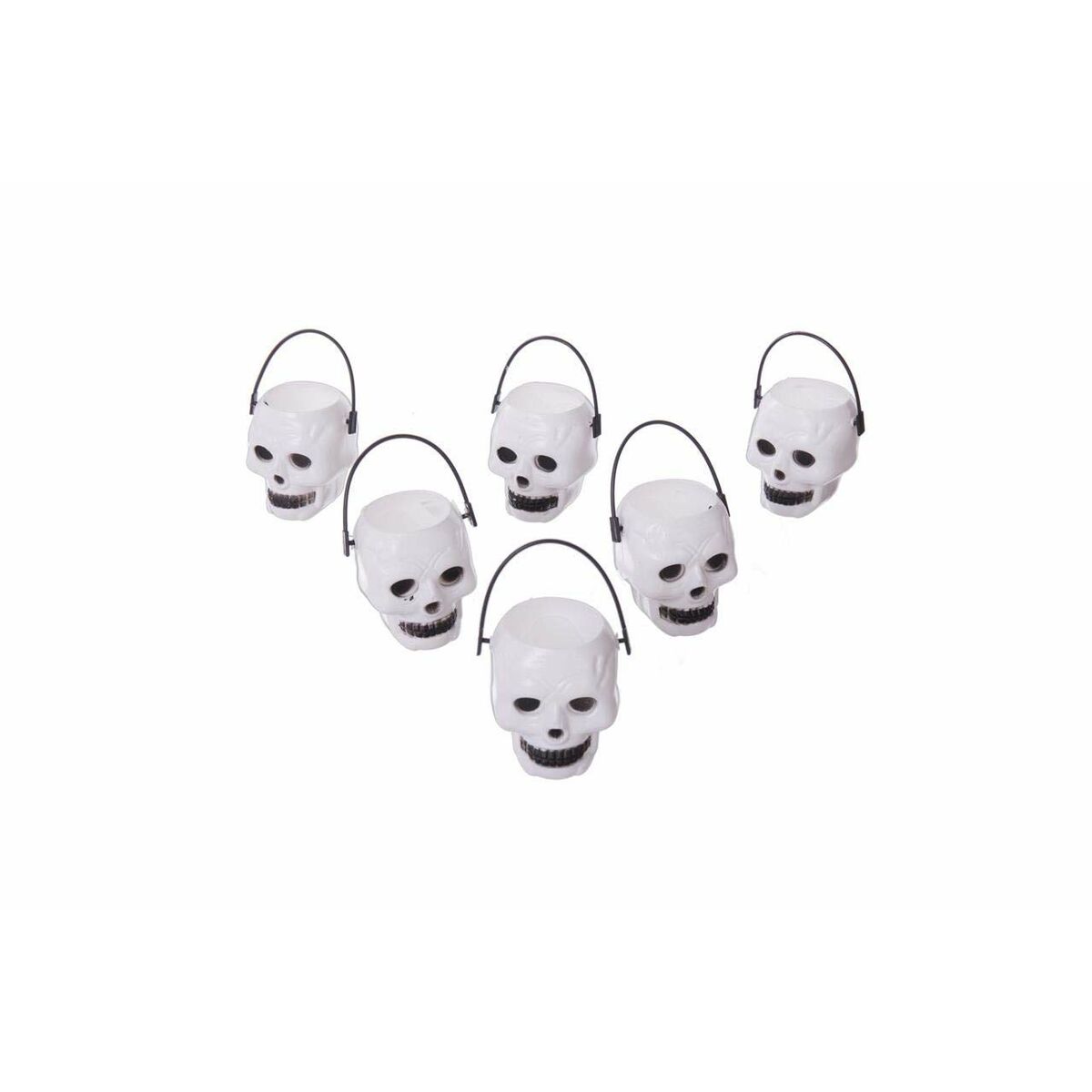Halloweendekorationer My Other Me Mini Skallar (6 uds) (6 x 5 x 5 cm) - 2