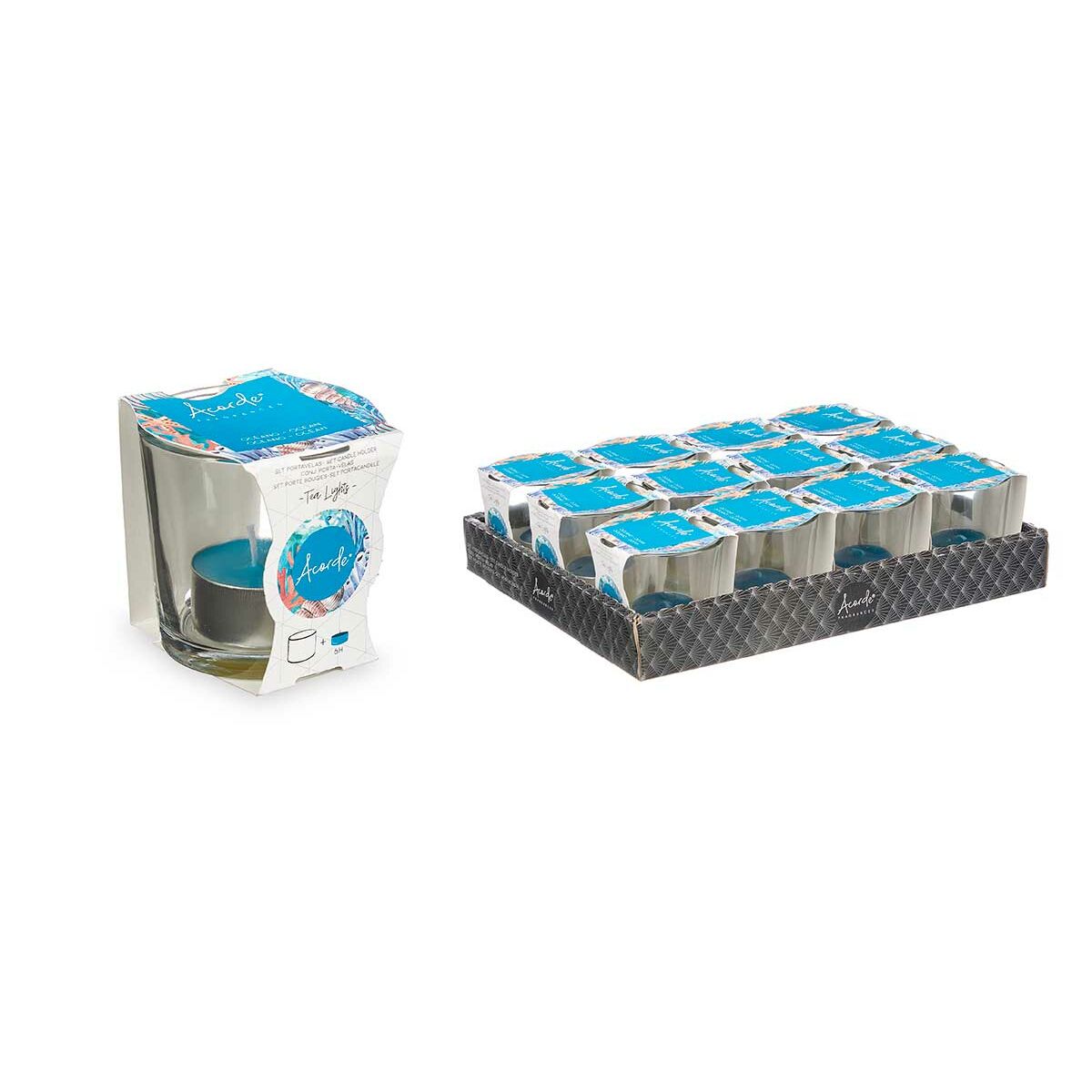 Doftljus Acorde Havet Glas (12 antal) - 2