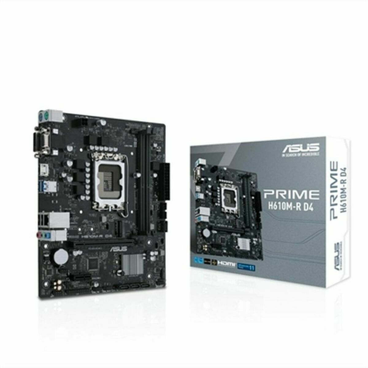 Moderkort Asus PRIME H610M-R D4 LGA 1700 INTEL H610 - 2