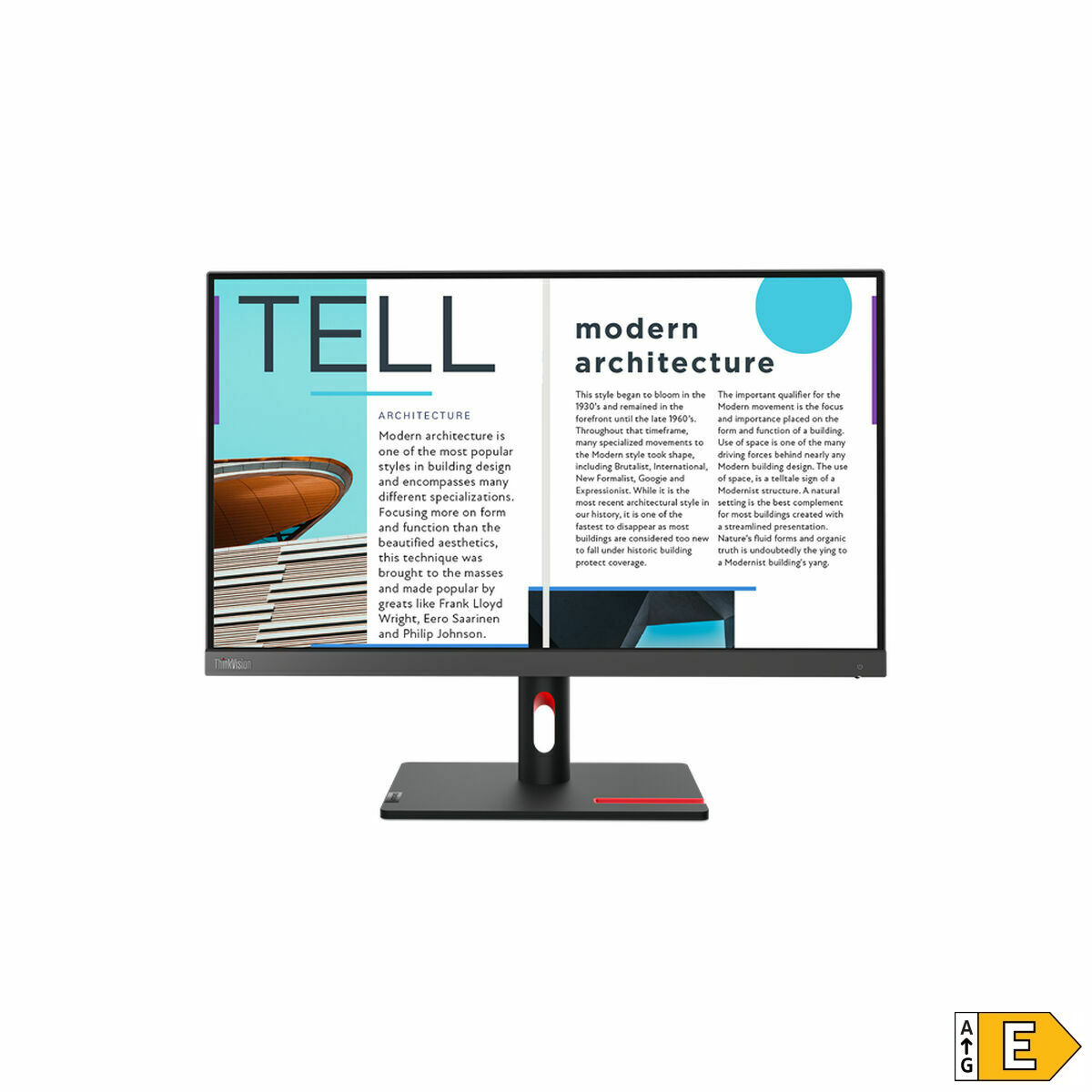 Monitor Lenovo ThinkVision S25E-30 Full HD 24,5" 75 Hz - 14
