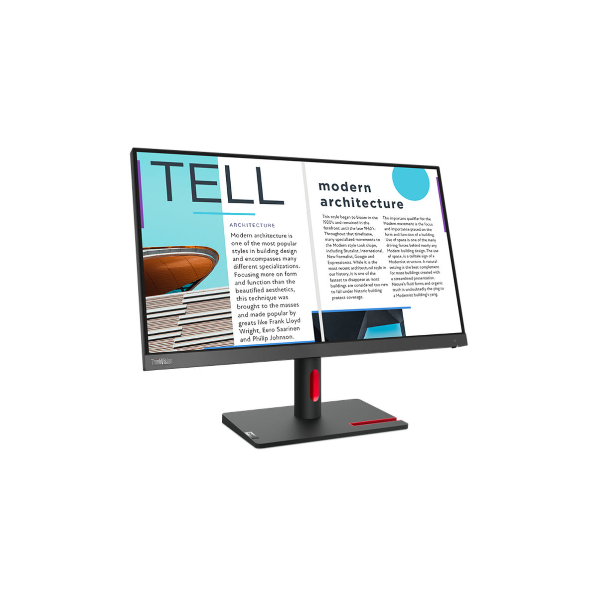 Monitor Lenovo ThinkVision S25E-30 Full HD 24,5" 75 Hz - 2
