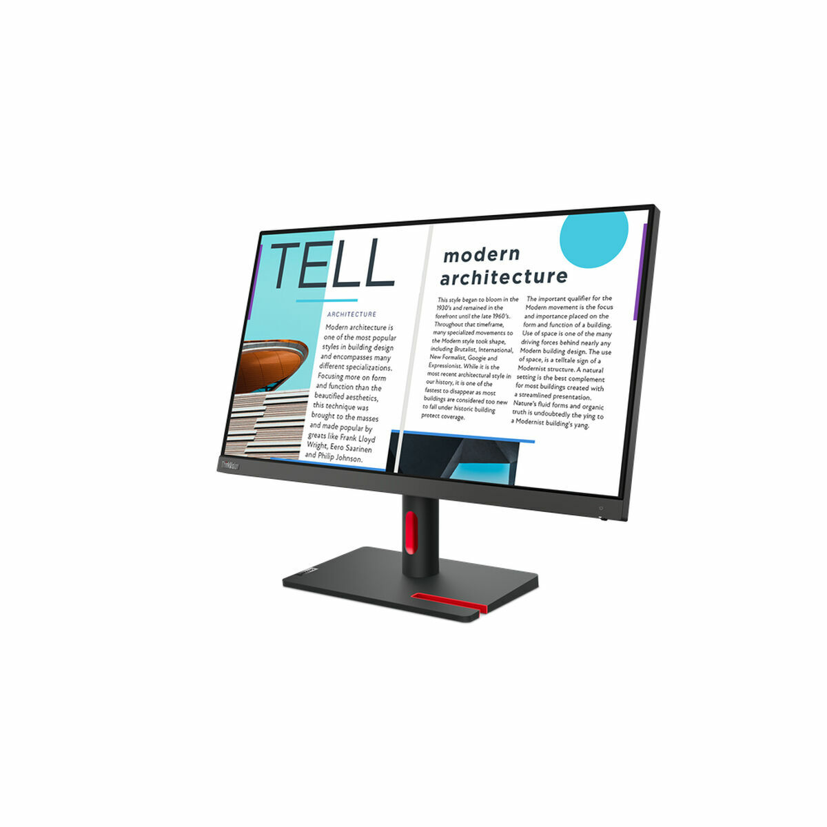 Monitor Lenovo ThinkVision S25E-30 Full HD 24,5" 75 Hz - 9