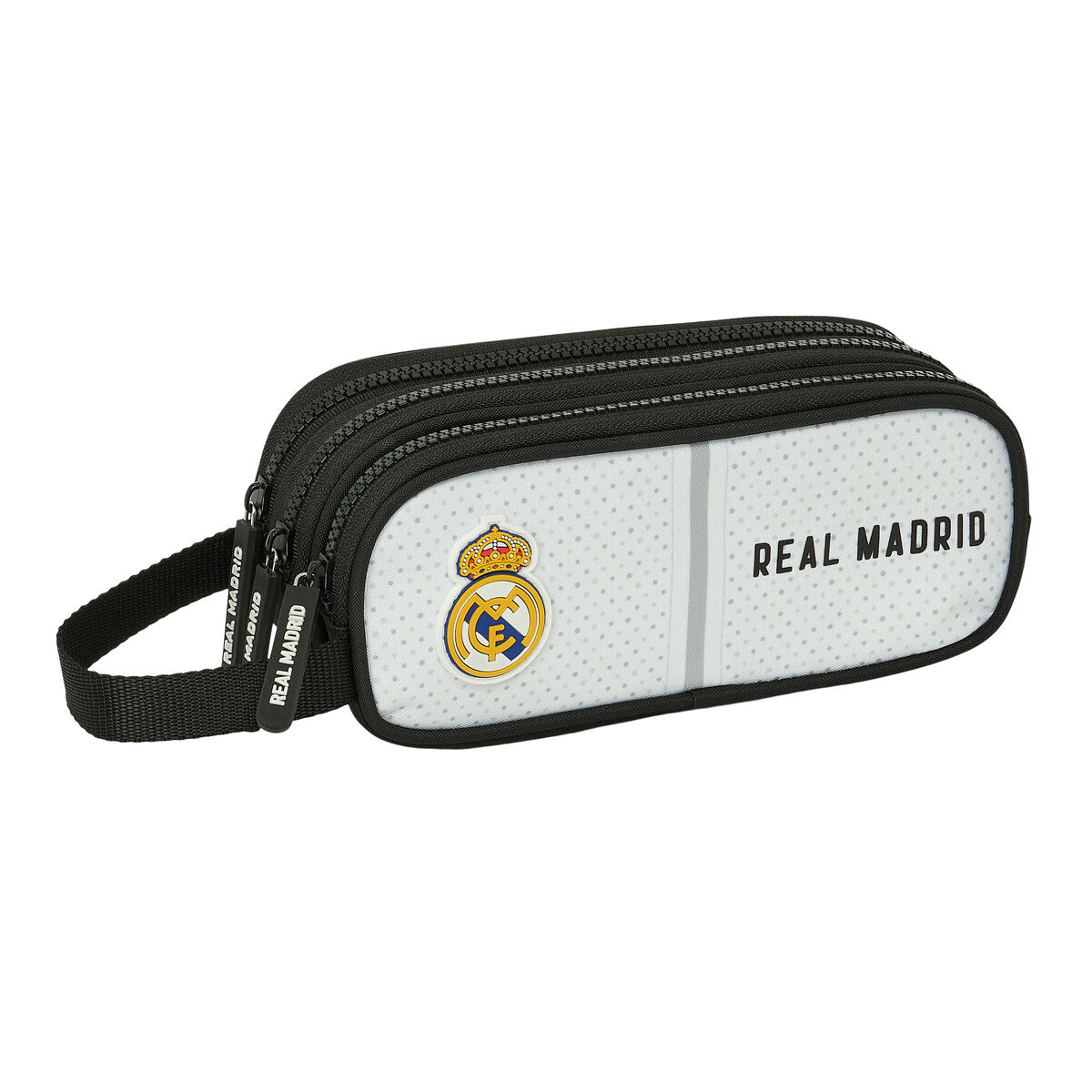 Tredubbel Carry-all Real Madrid C.F. 21 x 8,5 x 7 cm