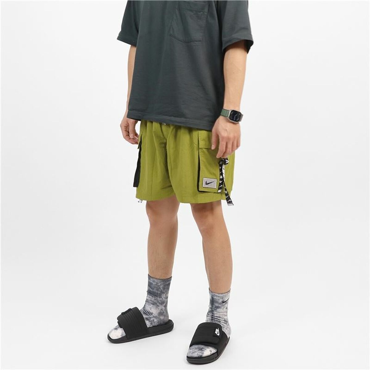 Baddräkt Herr Nike 7" Volley Short Mörkgrön - 4