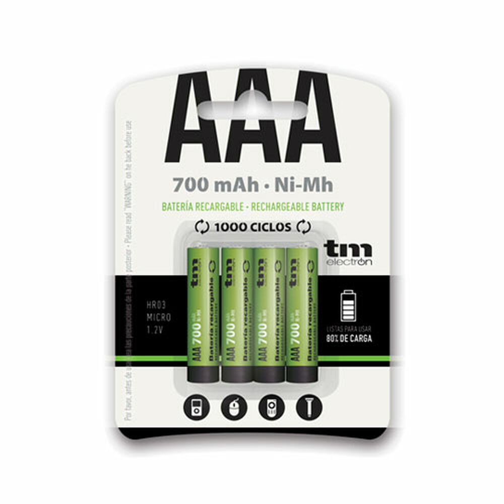 Laddningsbara Batterier TM Electron R03 Ni-Mh