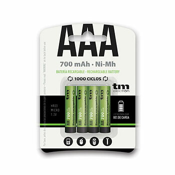Laddningsbara Batterier TM Electron R03 Ni-Mh